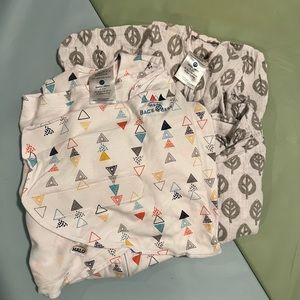 TWO Halo Sleep Sacks - swaddles 3-6M